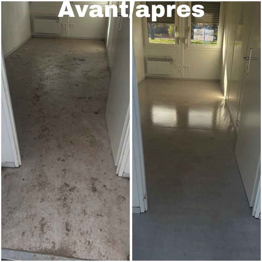Nettoyage sol professionnel avant et après — entreprise nettoyage Chalon-sur-Saône 71